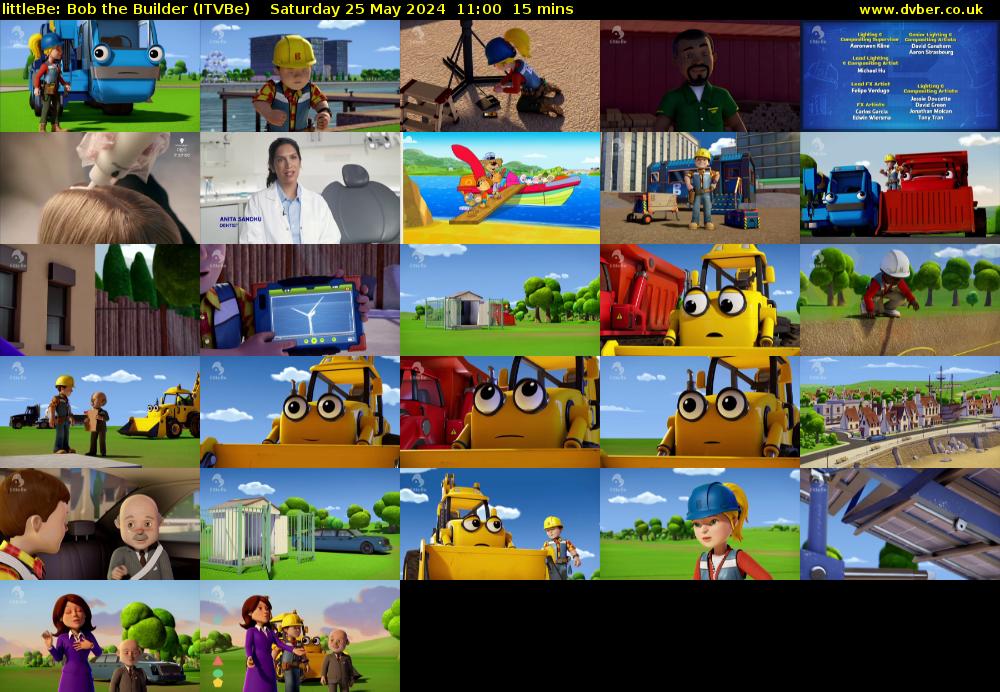 littleBe: Bob the Builder (ITVBe) Saturday 25 May 2024 11:00 - 11:15