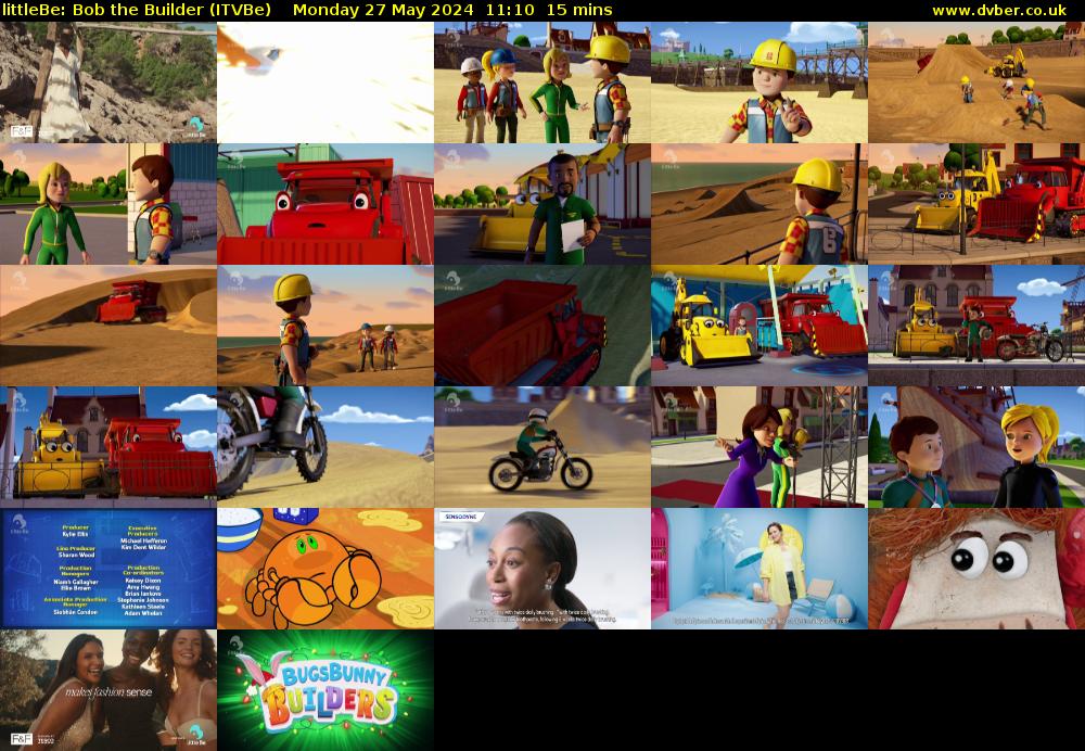 littleBe: Bob the Builder (ITVBe) Monday 27 May 2024 11:10 - 11:25