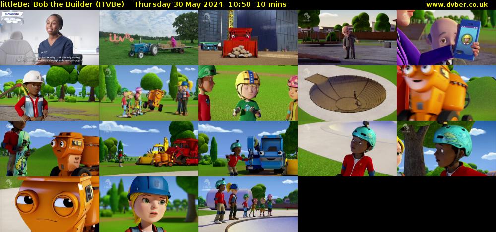 littleBe: Bob the Builder (ITVBe) Thursday 30 May 2024 10:50 - 11:00
