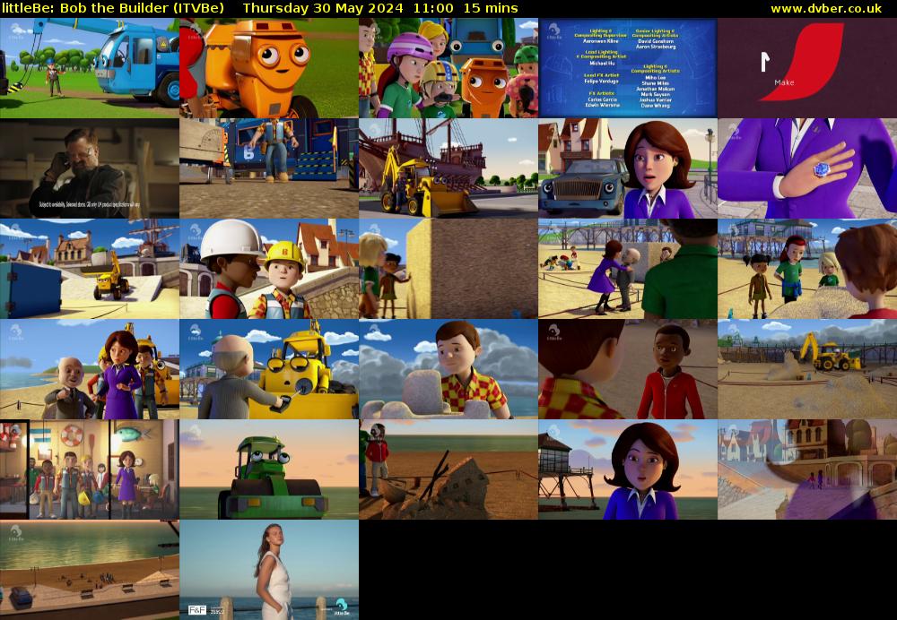 littleBe: Bob the Builder (ITVBe) Thursday 30 May 2024 11:00 - 11:15