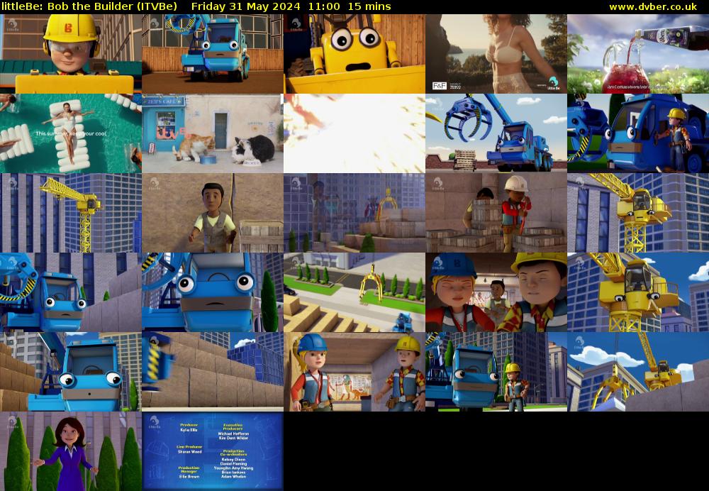 littleBe: Bob the Builder (ITVBe) Friday 31 May 2024 11:00 - 11:15