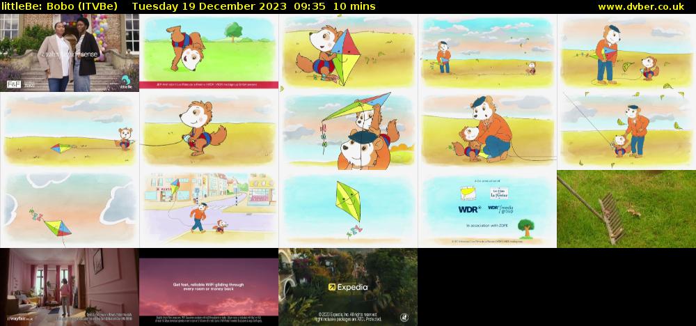 littleBe: Bobo (ITVBe) Tuesday 19 December 2023 09:35 - 09:45