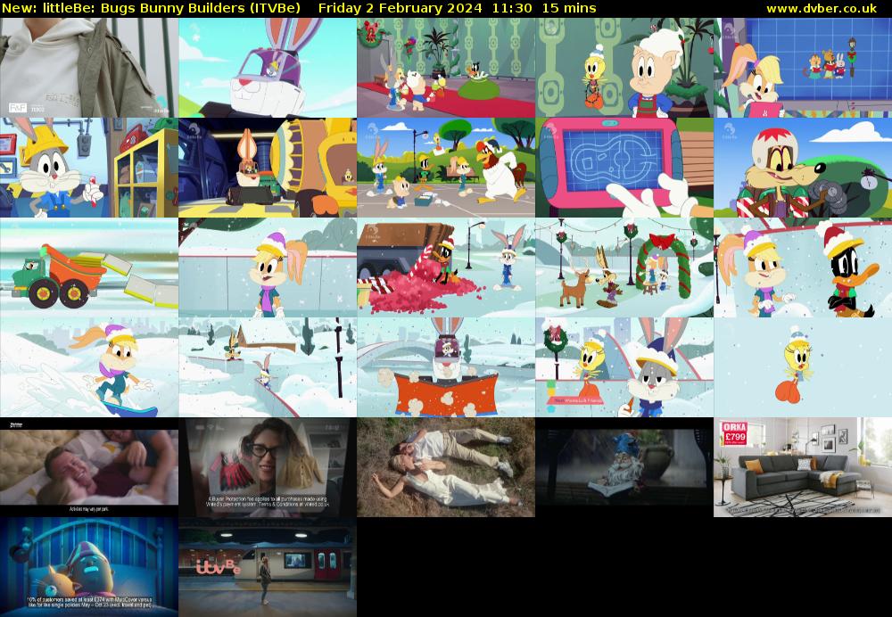 littleBe: Bugs Bunny Builders (ITVBe) Friday 2 February 2024 11:30 - 11:45