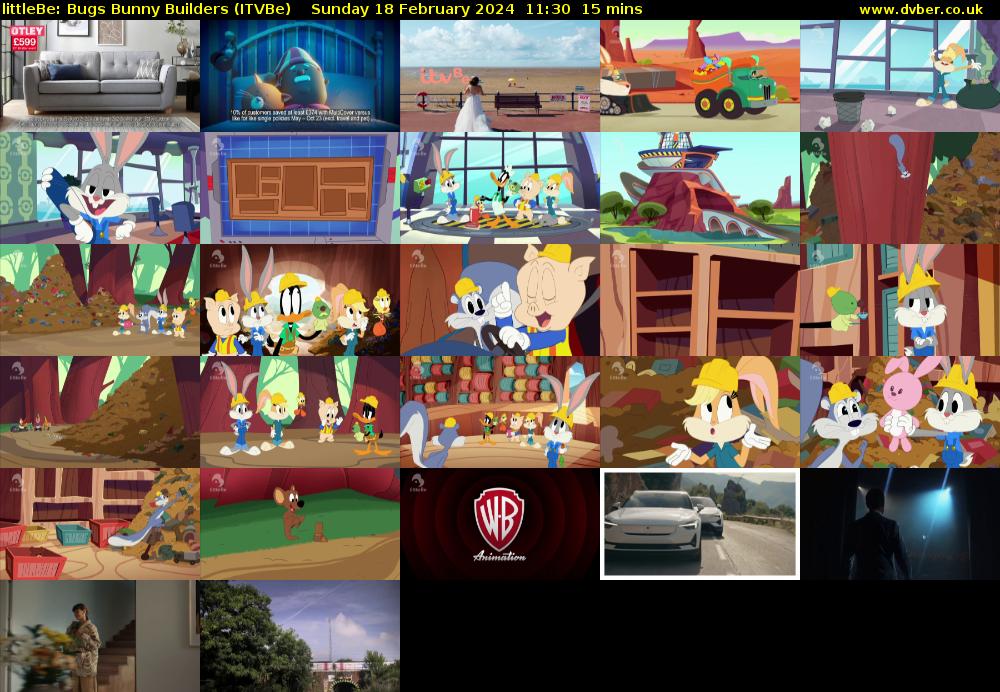 littleBe: Bugs Bunny Builders (ITVBe) Sunday 18 February 2024 11:30 - 11:45