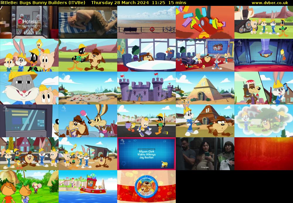 littleBe: Bugs Bunny Builders (ITVBe) Thursday 28 March 2024 11:25 - 11:40