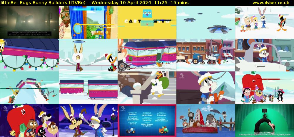 littleBe: Bugs Bunny Builders (ITVBe) Wednesday 10 April 2024 11:25 - 11:40