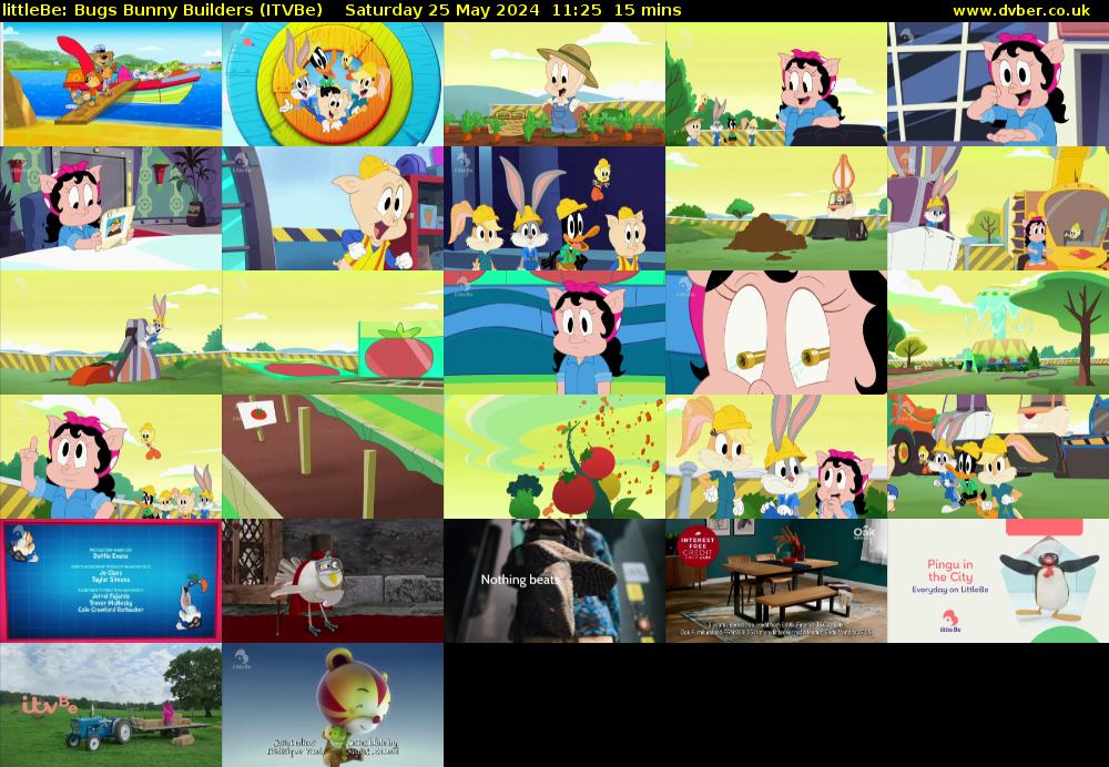 littleBe: Bugs Bunny Builders (ITVBe) Saturday 25 May 2024 11:25 - 11:40