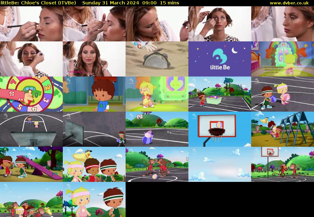 littleBe: Chloe's Closet (ITVBe) Sunday 31 March 2024 09:00 - 09:15