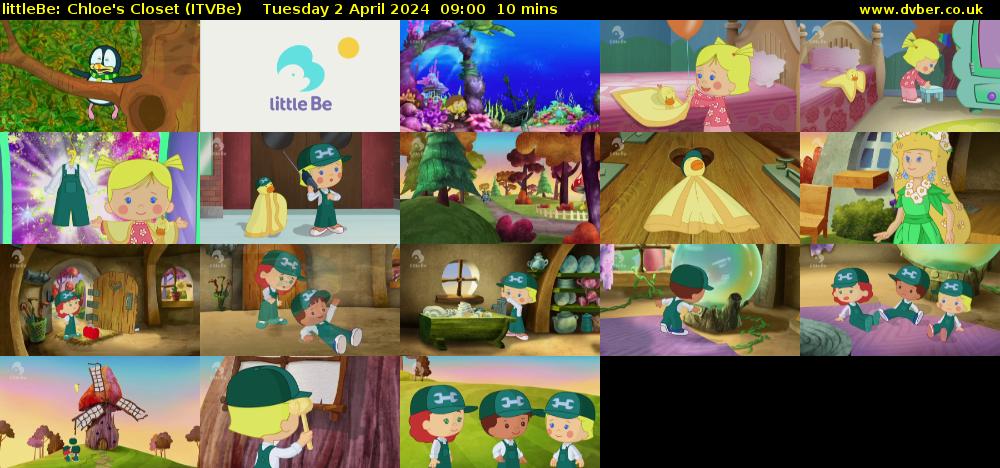 littleBe: Chloe's Closet (ITVBe) Tuesday 2 April 2024 09:00 - 09:10
