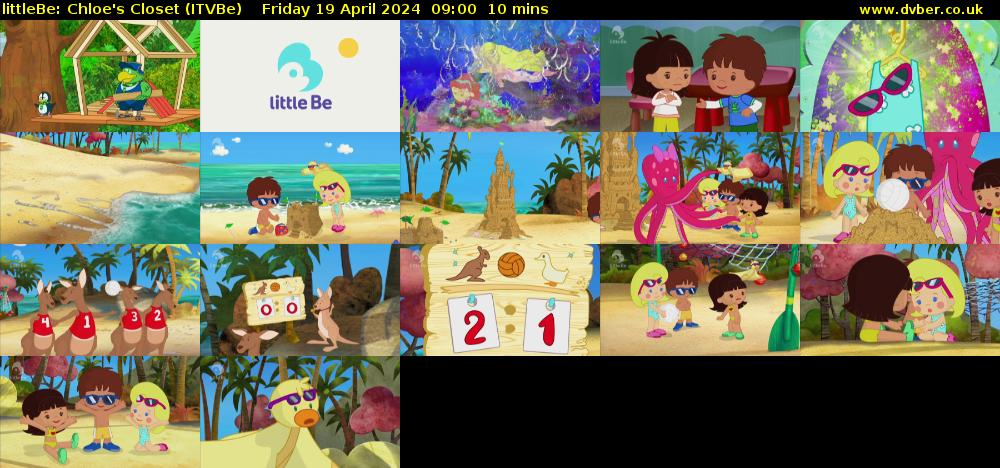 littleBe: Chloe's Closet (ITVBe) Friday 19 April 2024 09:00 - 09:10