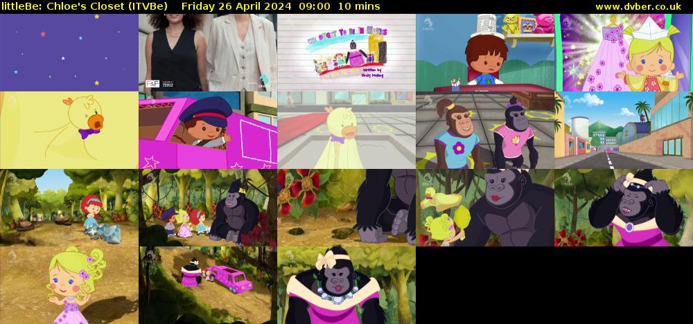 littleBe: Chloe's Closet (ITVBe) Friday 26 April 2024 09:00 - 09:10