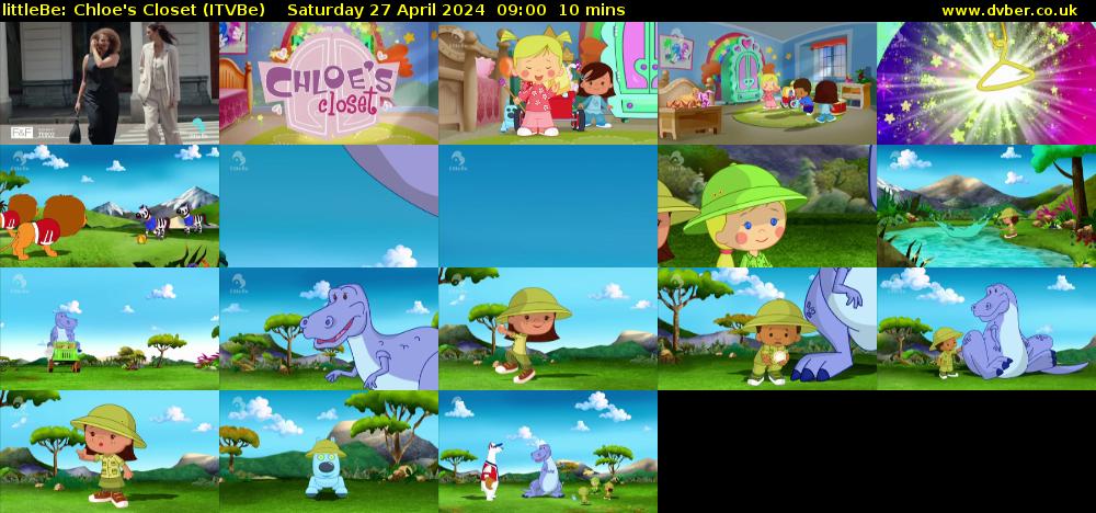 littleBe: Chloe's Closet (ITVBe) Saturday 27 April 2024 09:00 - 09:10