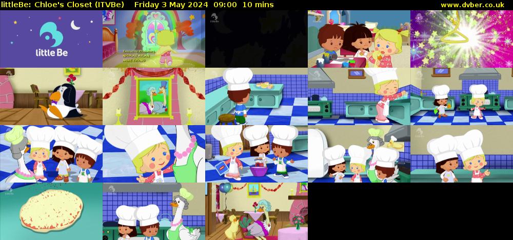 littleBe: Chloe's Closet (ITVBe) Friday 3 May 2024 09:00 - 09:10