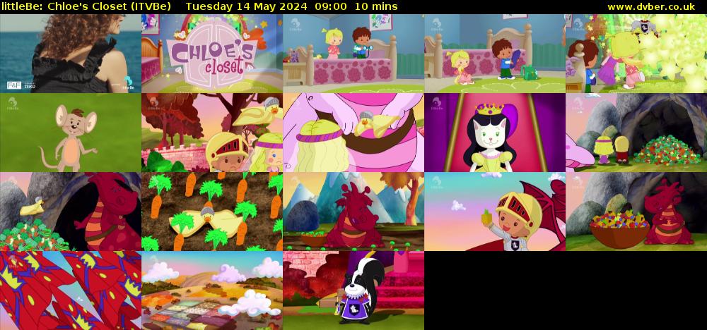 littleBe: Chloe's Closet (ITVBe) Tuesday 14 May 2024 09:00 - 09:10