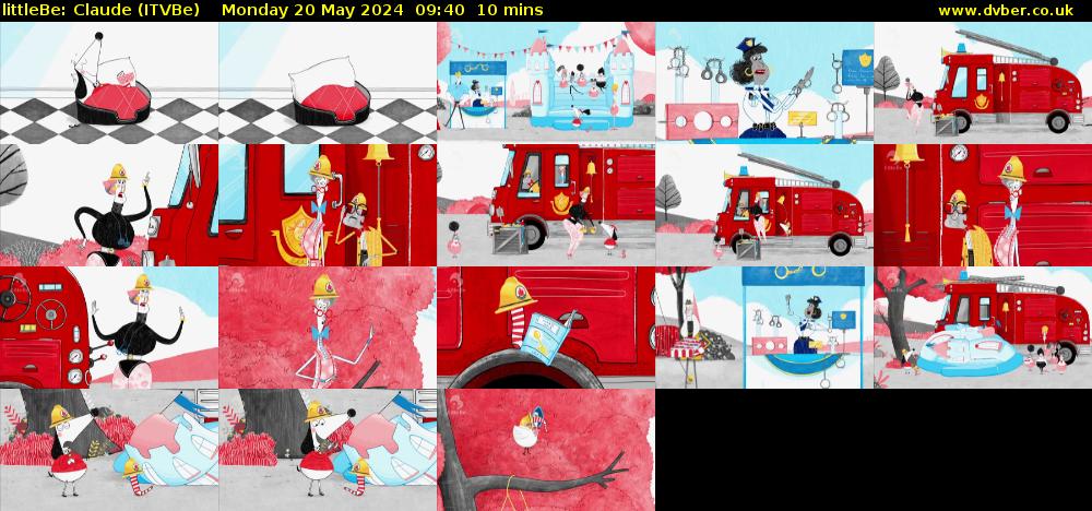 littleBe: Claude (ITVBe) Monday 20 May 2024 09:40 - 09:50