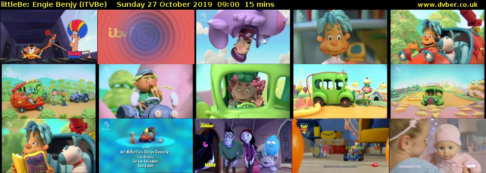 littleBe: Engie Benjy (ITVBe) Sunday 27 October 2019 09:00 - 09:15