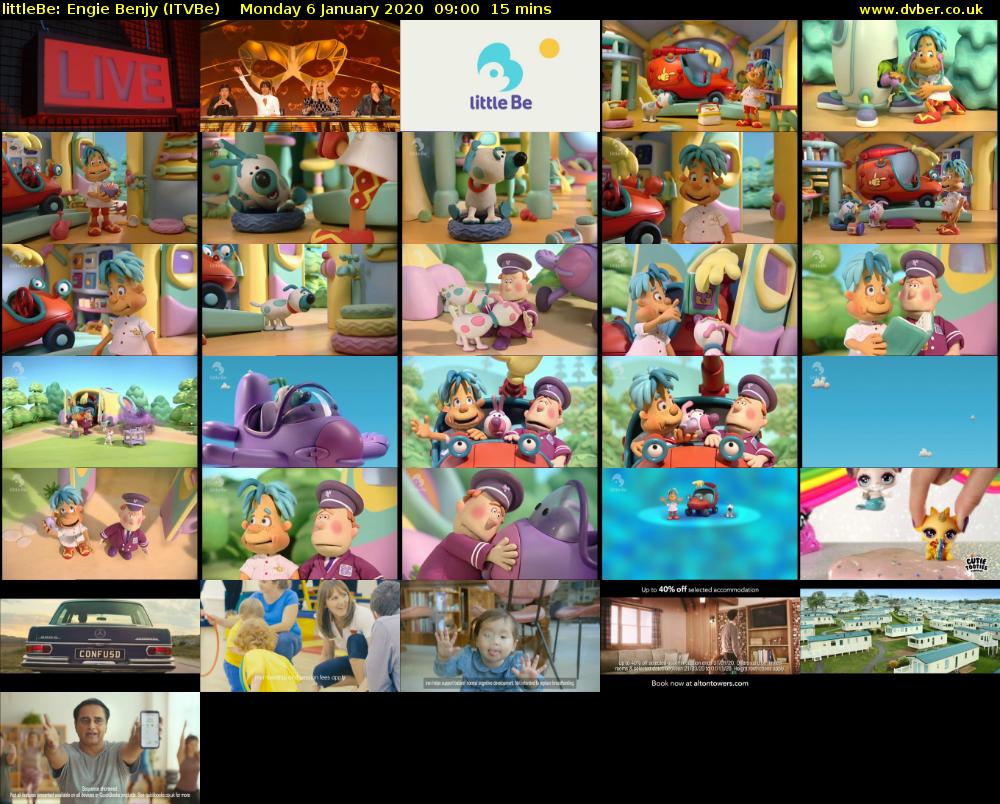 littleBe: Engie Benjy (ITVBe) Monday 6 January 2020 09:00 - 09:15