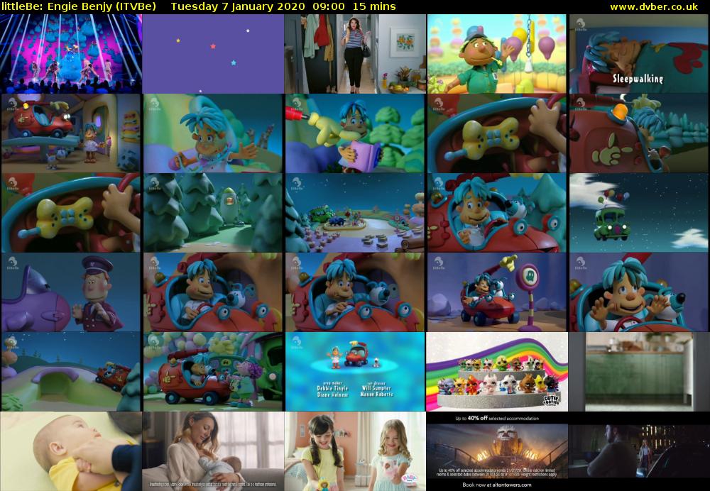 littleBe: Engie Benjy (ITVBe) Tuesday 7 January 2020 09:00 - 09:15