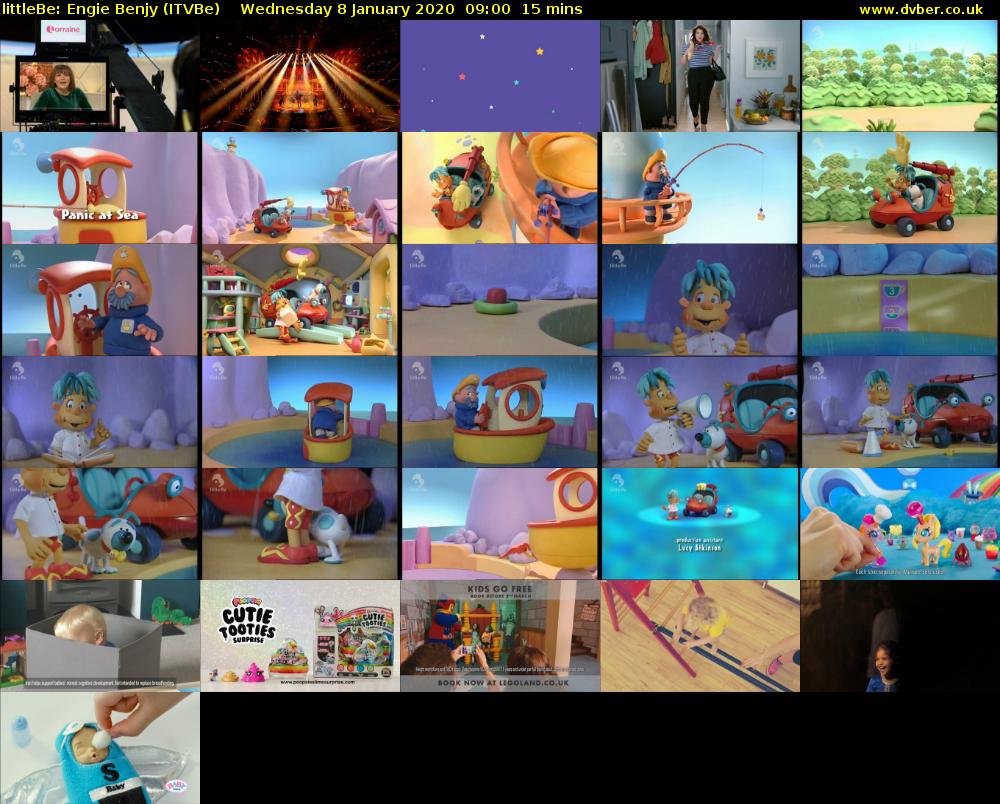 littleBe: Engie Benjy (ITVBe) Wednesday 8 January 2020 09:00 - 09:15