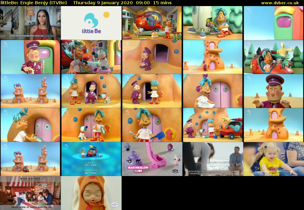 littleBe: Engie Benjy (ITVBe) Thursday 9 January 2020 09:00 - 09:15