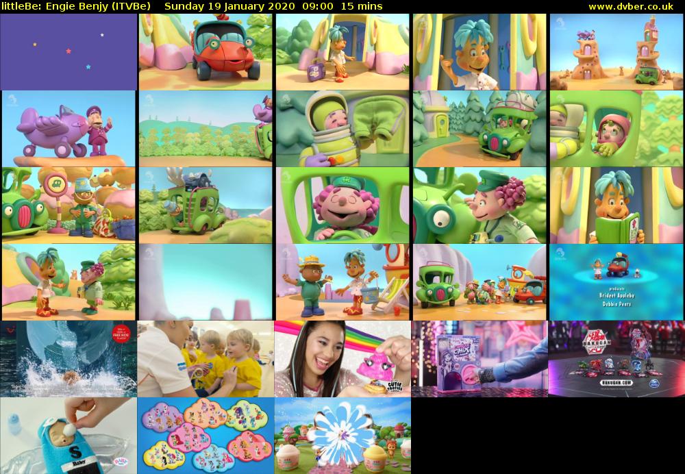 littleBe: Engie Benjy (ITVBe) Sunday 19 January 2020 09:00 - 09:15