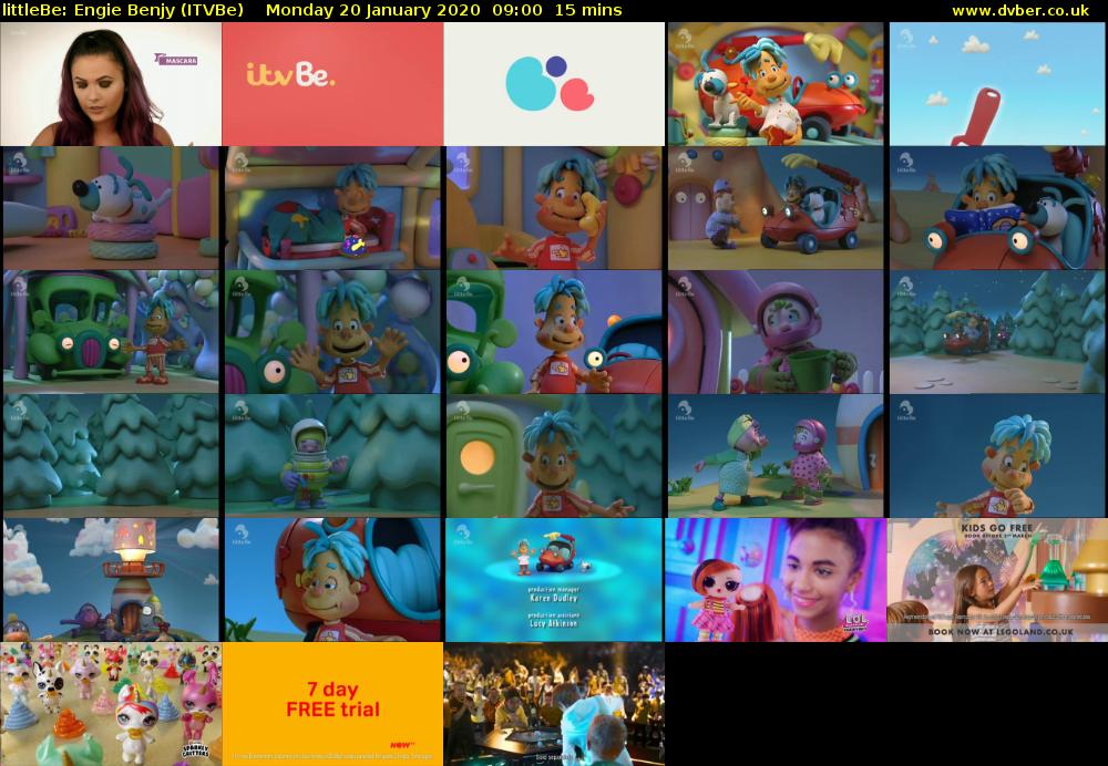 littleBe: Engie Benjy (ITVBe) Monday 20 January 2020 09:00 - 09:15