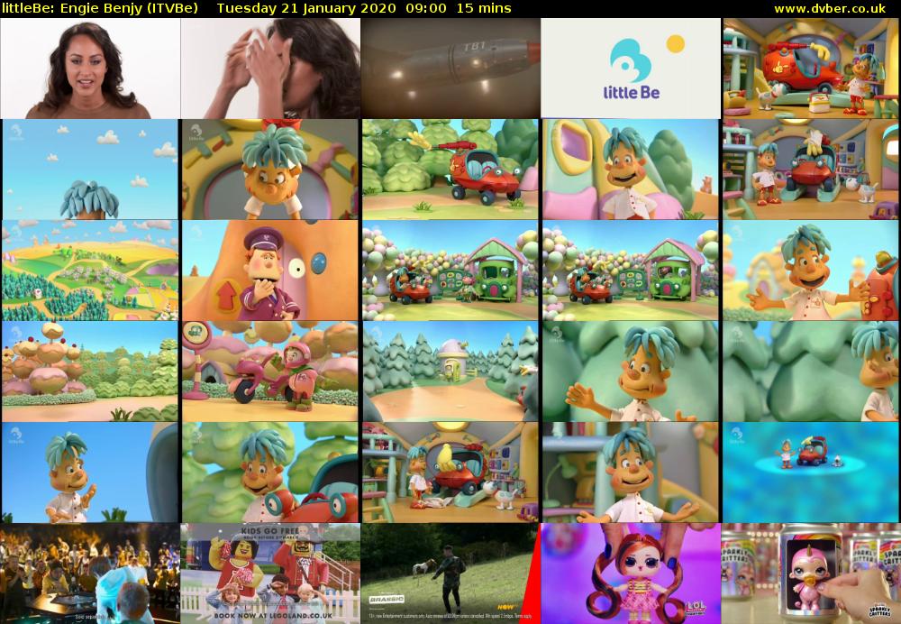 littleBe: Engie Benjy (ITVBe) Tuesday 21 January 2020 09:00 - 09:15
