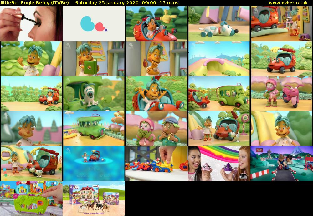 littleBe: Engie Benjy (ITVBe) Saturday 25 January 2020 09:00 - 09:15
