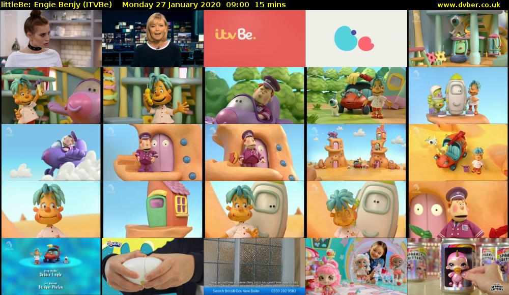 littleBe: Engie Benjy (ITVBe) Monday 27 January 2020 09:00 - 09:15
