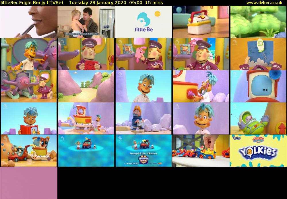 littleBe: Engie Benjy (ITVBe) Tuesday 28 January 2020 09:00 - 09:15