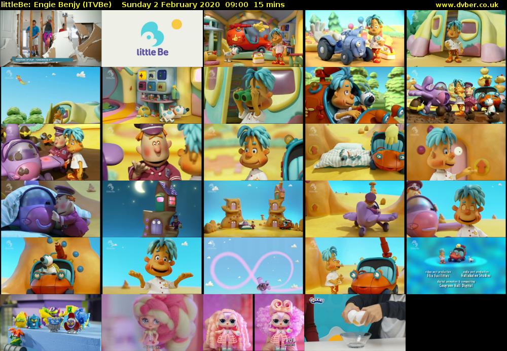 littleBe: Engie Benjy (ITVBe) Sunday 2 February 2020 09:00 - 09:15