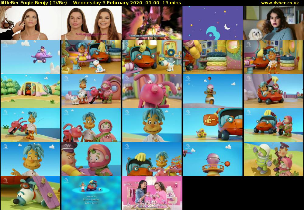 littleBe: Engie Benjy (ITVBe) Wednesday 5 February 2020 09:00 - 09:15
