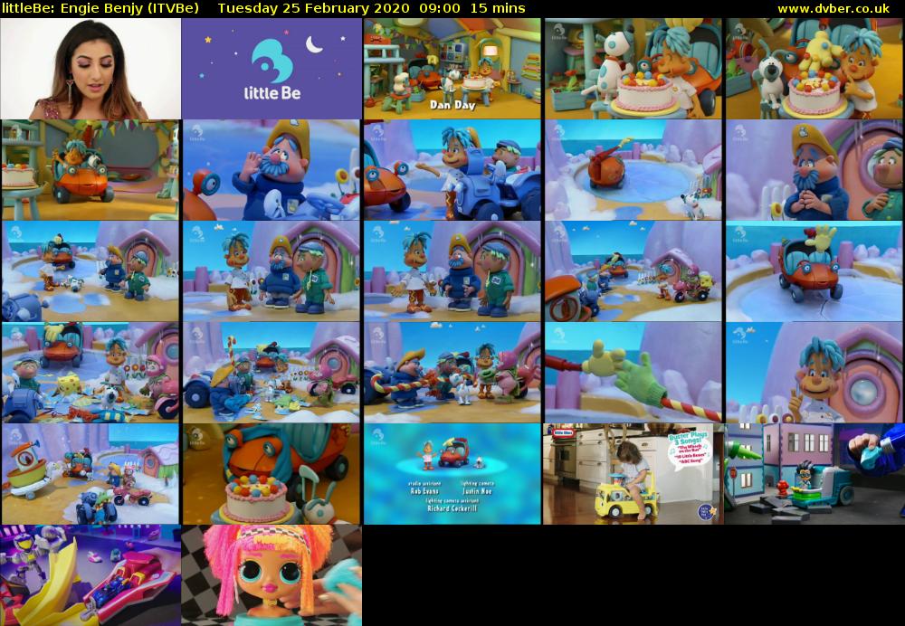 littleBe: Engie Benjy (ITVBe) Tuesday 25 February 2020 09:00 - 09:15