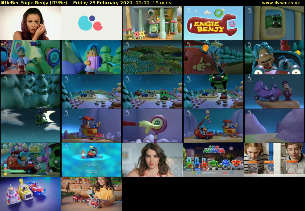 littleBe: Engie Benjy (ITVBe) Friday 28 February 2020 09:00 - 09:15