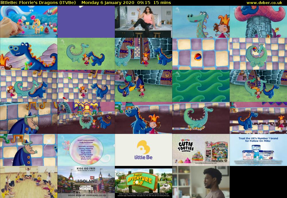 littleBe: Florrie's Dragons (ITVBe) Monday 6 January 2020 09:15 - 09:30