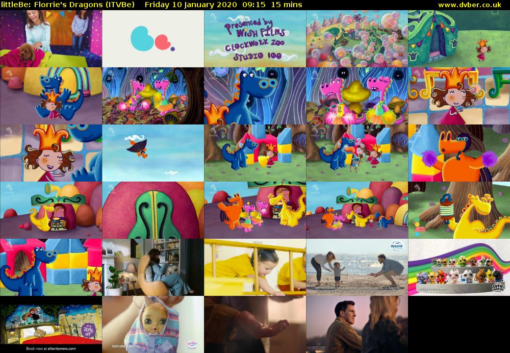 littleBe: Florrie's Dragons (ITVBe) Friday 10 January 2020 09:15 - 09:30
