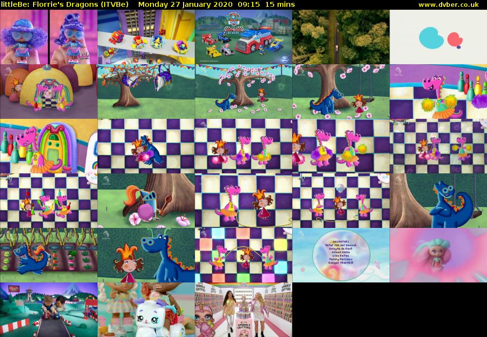 littleBe: Florrie's Dragons (ITVBe) Monday 27 January 2020 09:15 - 09:30