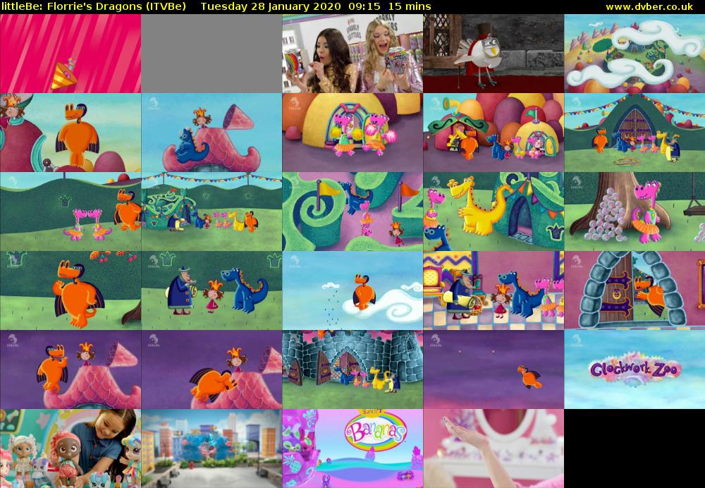 littleBe: Florrie's Dragons (ITVBe) Tuesday 28 January 2020 09:15 - 09:30