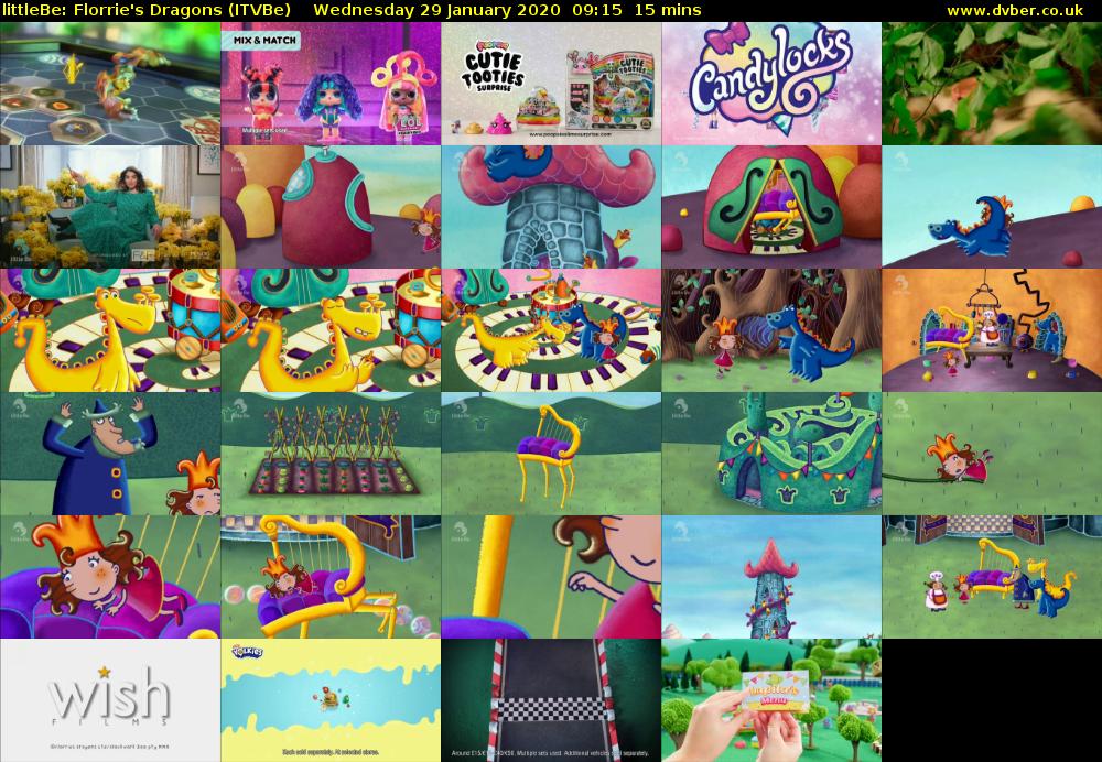 littleBe: Florrie's Dragons (ITVBe) Wednesday 29 January 2020 09:15 - 09:30