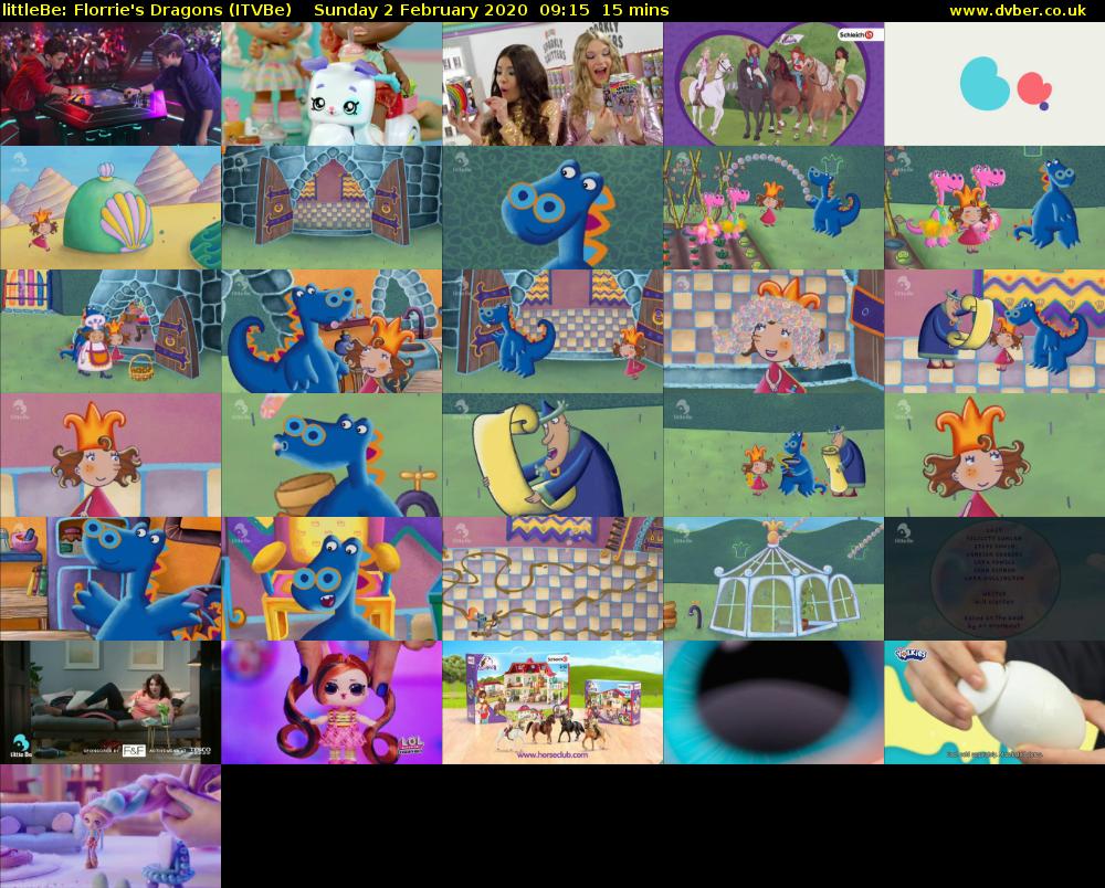 littleBe: Florrie's Dragons (ITVBe) Sunday 2 February 2020 09:15 - 09:30