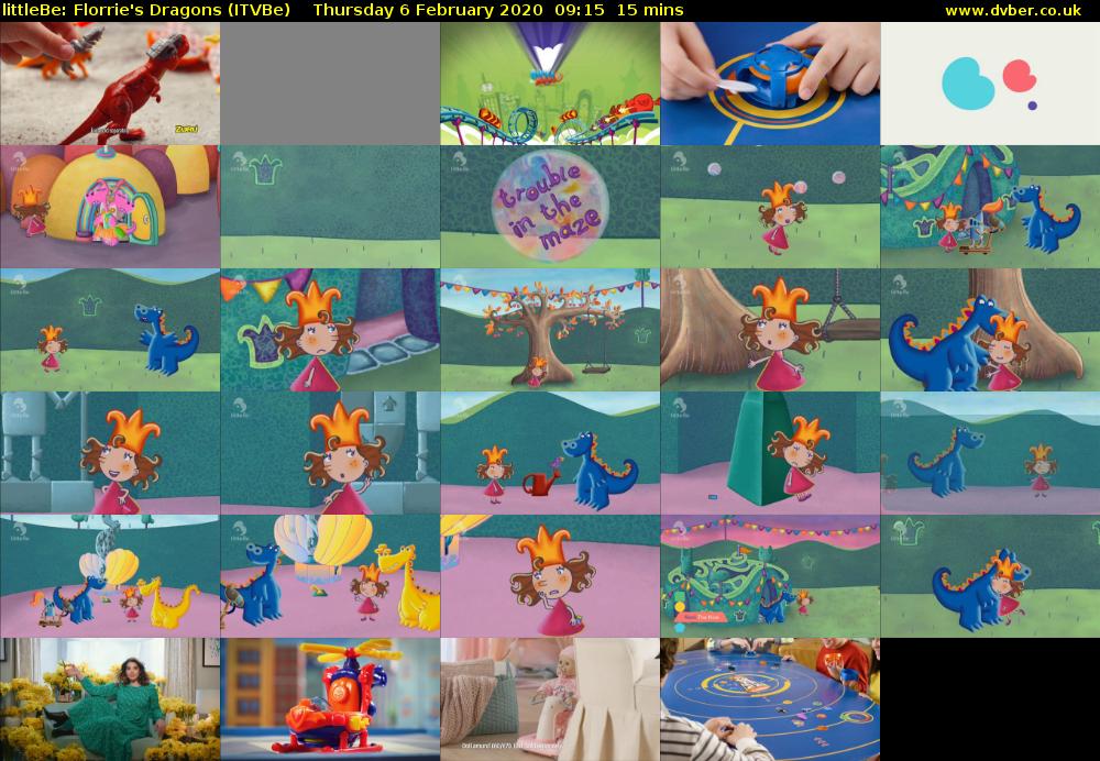 littleBe: Florrie's Dragons (ITVBe) Thursday 6 February 2020 09:15 - 09:30