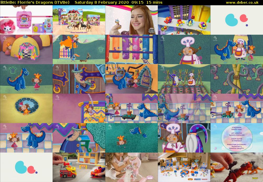 littleBe: Florrie's Dragons (ITVBe) Saturday 8 February 2020 09:15 - 09:30