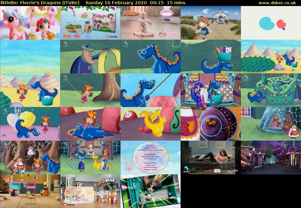 littleBe: Florrie's Dragons (ITVBe) Sunday 16 February 2020 09:15 - 09:30
