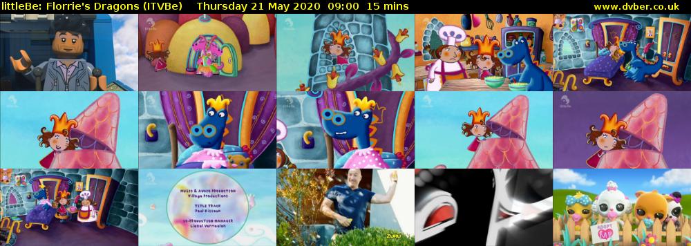 littleBe: Florrie's Dragons (ITVBe) Thursday 21 May 2020 09:00 - 09:15