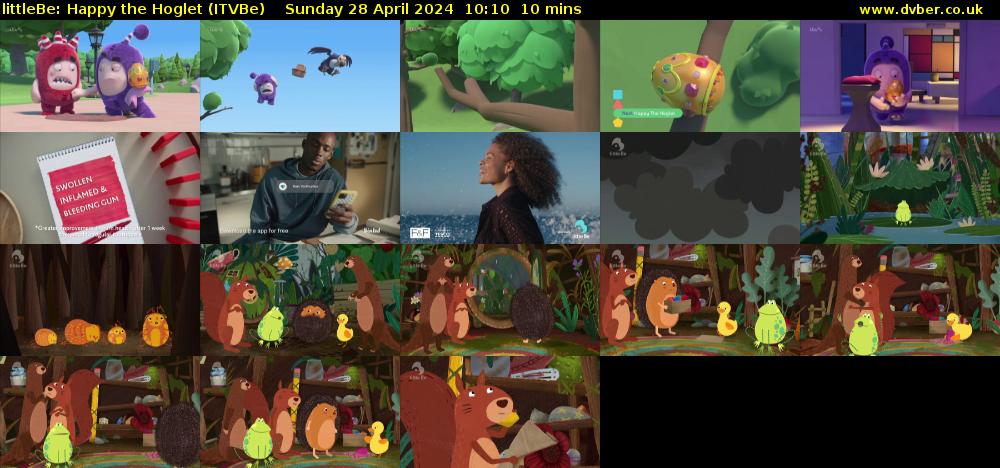 littleBe: Happy the Hoglet (ITVBe) Sunday 28 April 2024 10:10 - 10:20