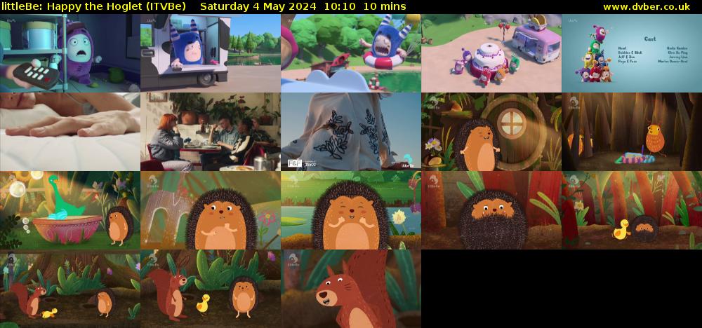 littleBe: Happy the Hoglet (ITVBe) Saturday 4 May 2024 10:10 - 10:20