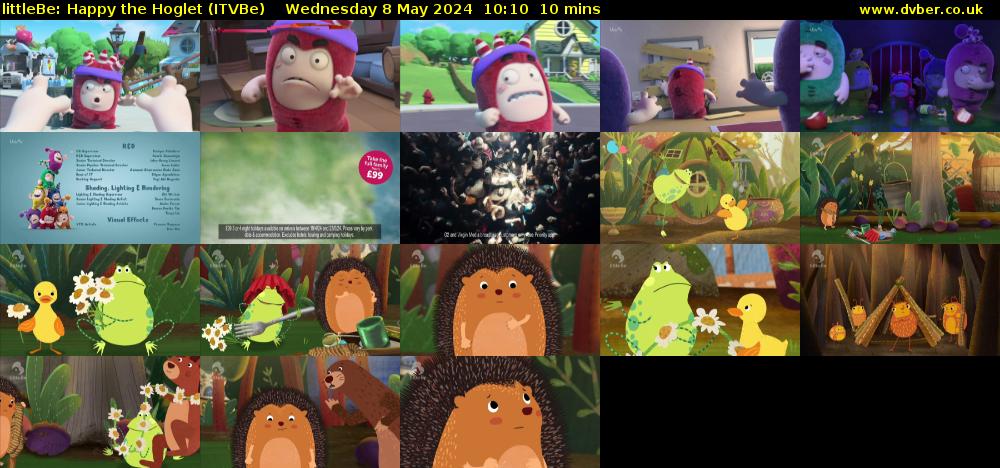 littleBe: Happy the Hoglet (ITVBe) Wednesday 8 May 2024 10:10 - 10:20