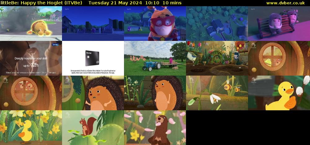 littleBe: Happy the Hoglet (ITVBe) Tuesday 21 May 2024 10:10 - 10:20
