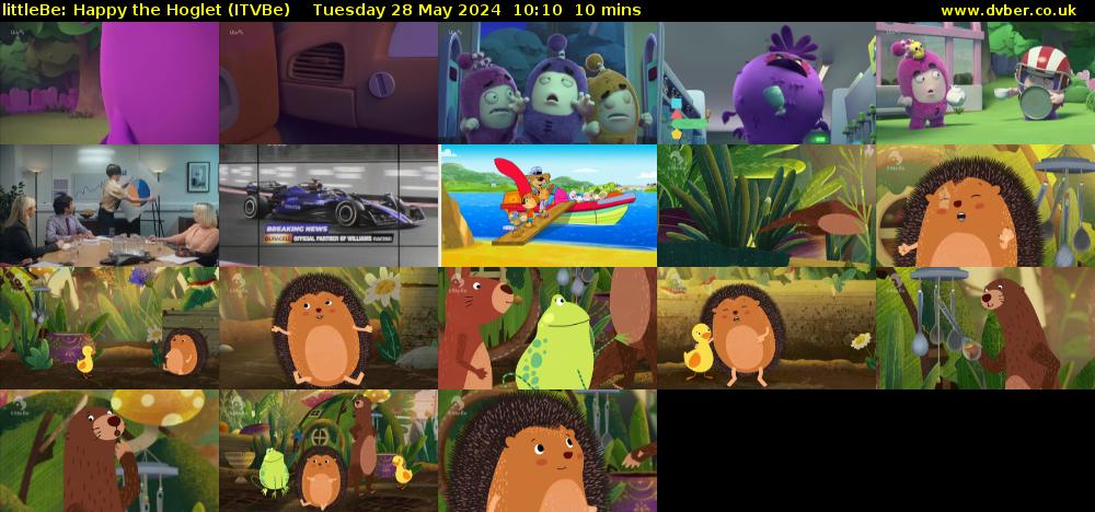 littleBe: Happy the Hoglet (ITVBe) Tuesday 28 May 2024 10:10 - 10:20