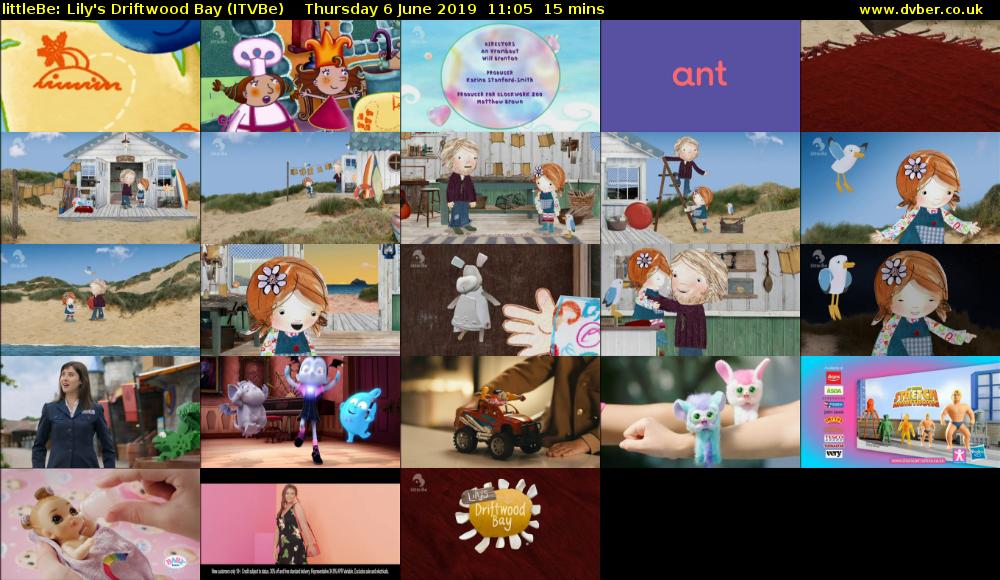 littleBe: Lily's Driftwood Bay (ITVBe) Thursday 6 June 2019 11:05 - 11:20